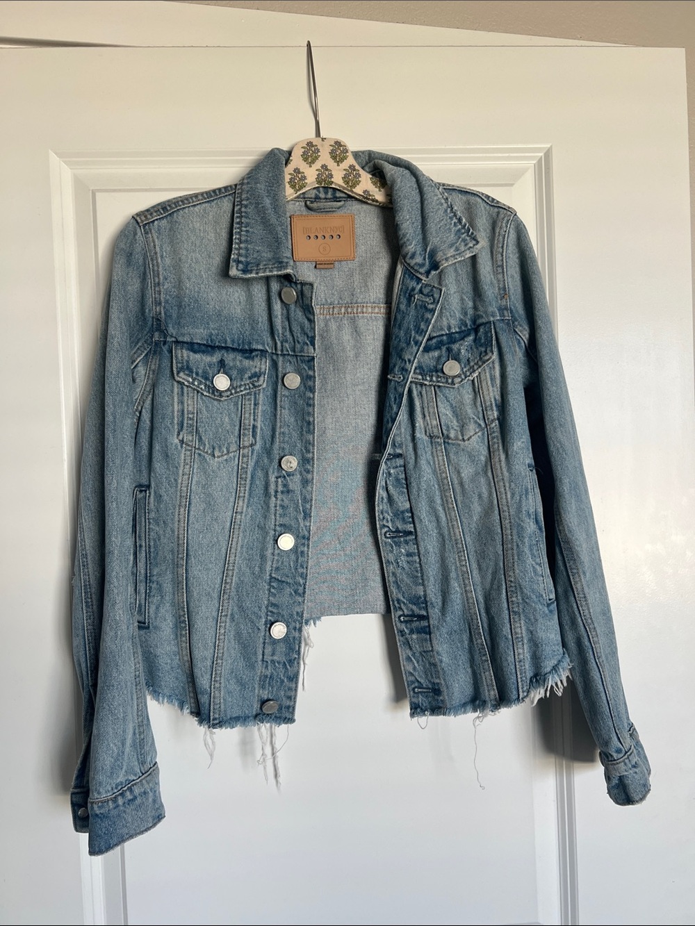 Blank NYC Light Blue Denim Jacket